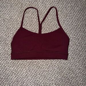 Lulu Burgundy flow y bra